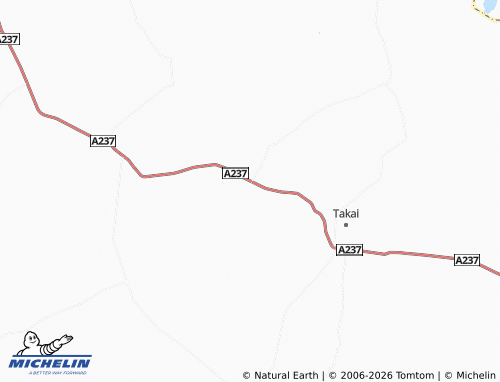 MICHELIN Fanda map - ViaMichelin