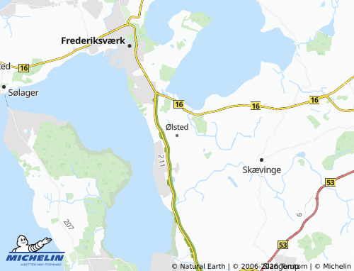 Mappa MICHELIN Ølsted - ViaMichelin