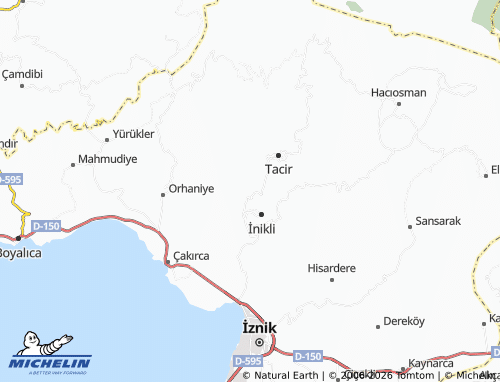Mappa MICHELIN Ömerli - ViaMichelin