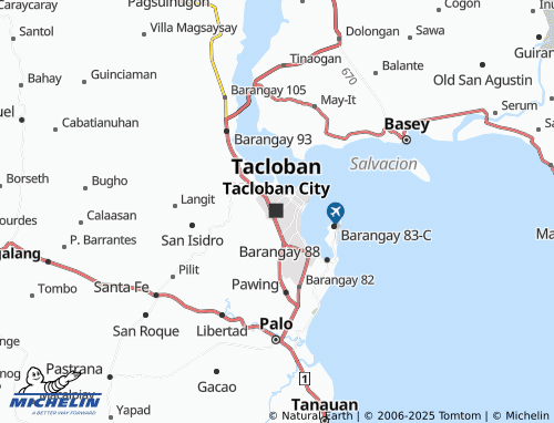 MICHELIN Barangay 110 map - ViaMichelin