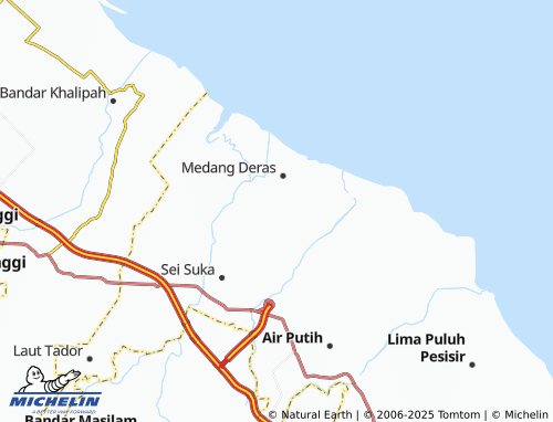 MICHELIN Sei Raja map - ViaMichelin