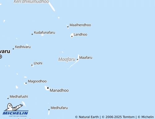 MICHELIN-Landkarte Maafaru - ViaMichelin