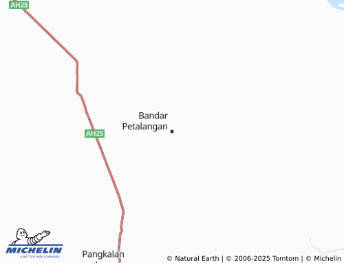 MICHELIN Bandar Petalangan map - ViaMichelin
