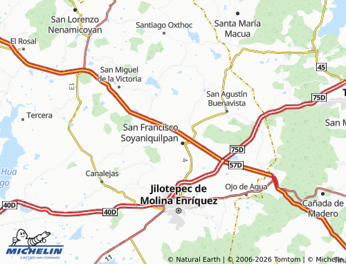 Carte MICHELIN El Progreso - ViaMichelin