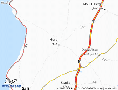 Mappa MICHELIN Hararah - ViaMichelin