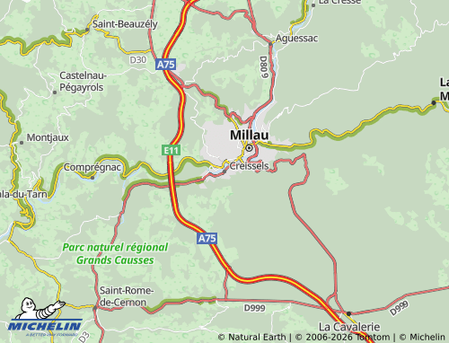 Mappa MICHELIN Creissels - ViaMichelin