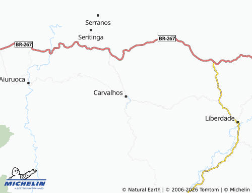 Carte MICHELIN Carvalhos - ViaMichelin