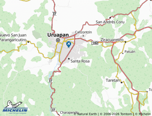 Mappa MICHELIN Bosques del Oriente - ViaMichelin