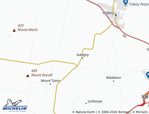 Mappa MICHELIN Purrawunda - ViaMichelin