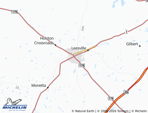 MICHELIN Batesburg map - ViaMichelin