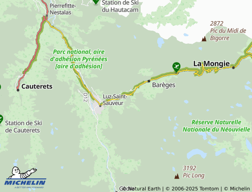 MICHELIN Betpouey map - ViaMichelin