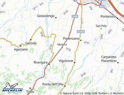 Mappa MICHELIN Niviano - ViaMichelin
