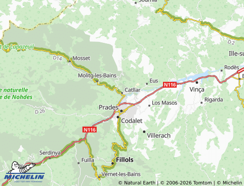 MICHELIN Catllar map - ViaMichelin