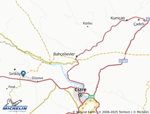 MICHELIN Boğaz map - ViaMichelin