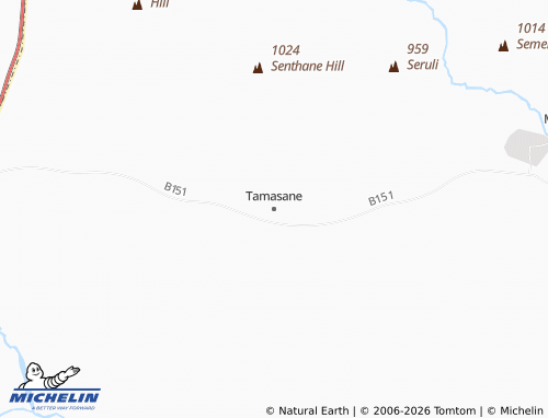 Mapa MICHELIN Tamasane - ViaMichelin
