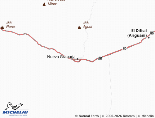 Mapa MICHELIN Nueva Granada - ViaMichelin