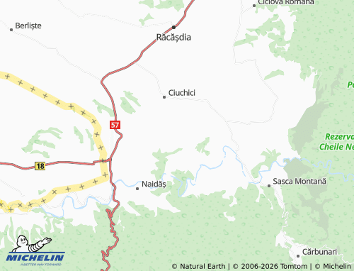 MICHELIN Petrilova map - ViaMichelin