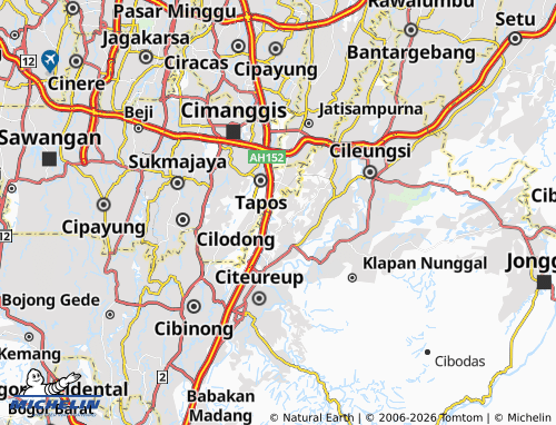Carte MICHELIN Bojong Nangka - ViaMichelin