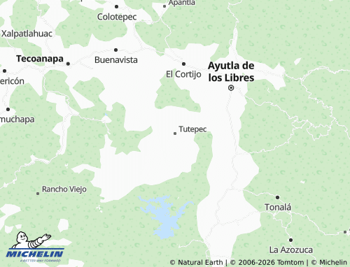 Mappa MICHELIN Tutepec - ViaMichelin