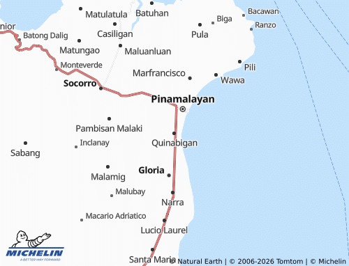 Mappa MICHELIN Quinabigan - ViaMichelin