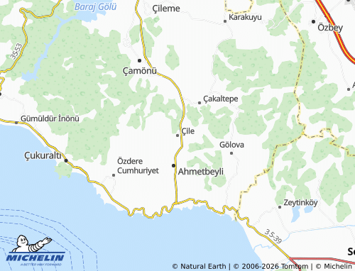 Mappa MICHELIN Çile - ViaMichelin