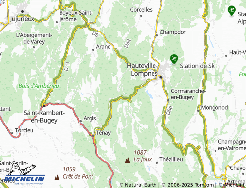 Carte MICHELIN Charabotte - ViaMichelin