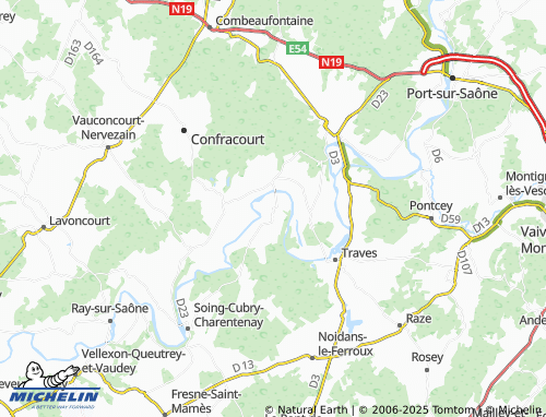 Carte MICHELIN Chantes - ViaMichelin