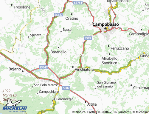 Mapa MICHELIN Valle - ViaMichelin