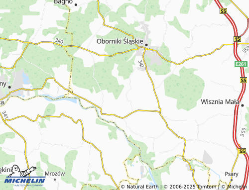 MICHELIN Lubnów map - ViaMichelin