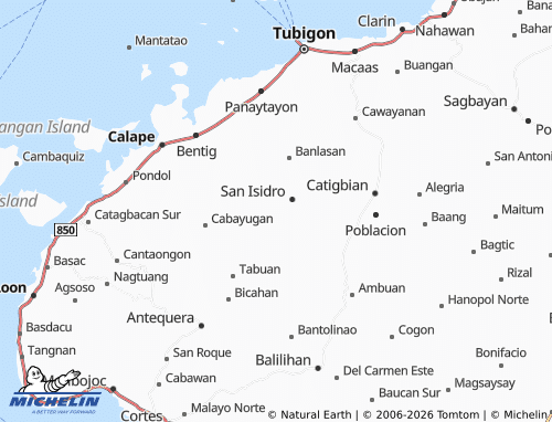 MICHELIN Cambansag map - ViaMichelin