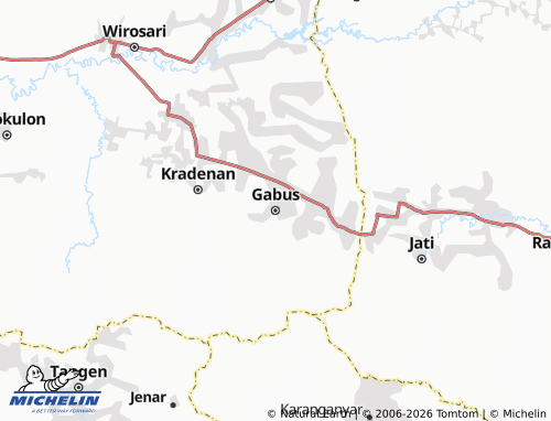 MICHELIN Gabus map - ViaMichelin