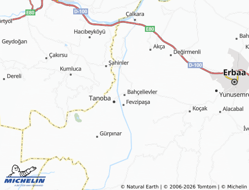 MICHELIN Bahçelievler map - ViaMichelin