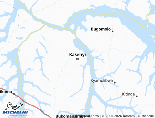 Mappa MICHELIN Kasenyi - ViaMichelin