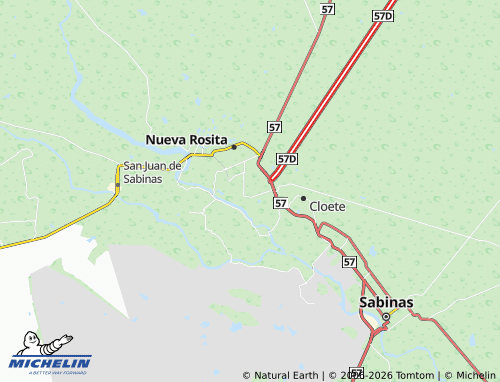 Mappa MICHELIN Libramiento Sur - ViaMichelin