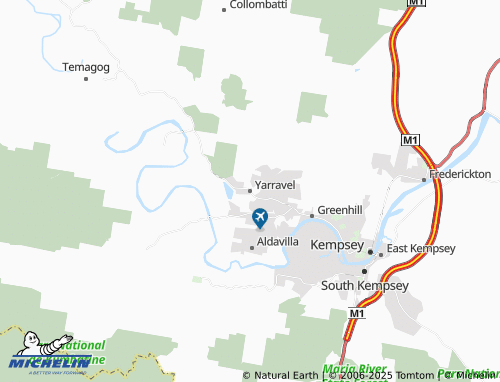 MICHELIN Yarravel map - ViaMichelin