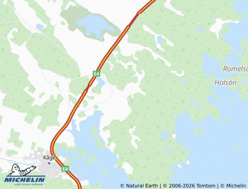Mapa MICHELIN Östanbäck - ViaMichelin