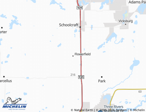 Mappa MICHELIN Flowerfield - ViaMichelin