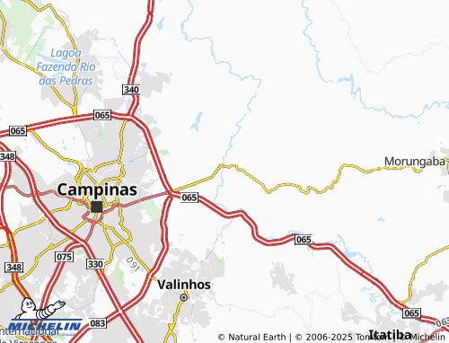 MICHELIN Jardim Atibaia-Sousas map - ViaMichelin