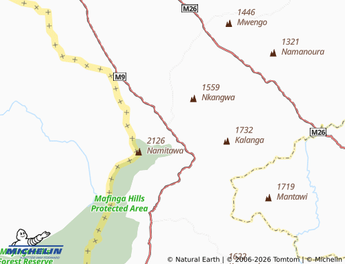 MICHELIN Chendo map - ViaMichelin