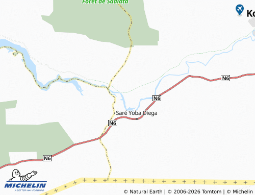 Mappa MICHELIN Santian Kondio - ViaMichelin