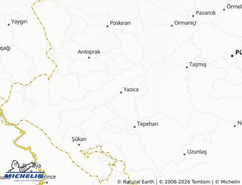 MICHELIN Yazıca map - ViaMichelin