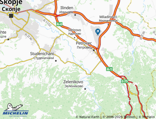 Mapa MICHELIN Ognjanci - ViaMichelin