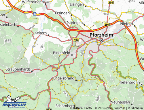 Carte MICHELIN Birkenfeld - ViaMichelin