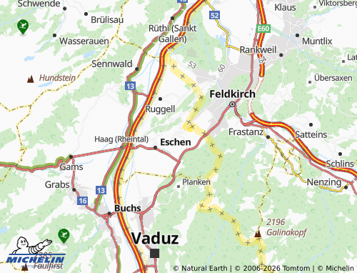 Mappa MICHELIN Mauren - ViaMichelin