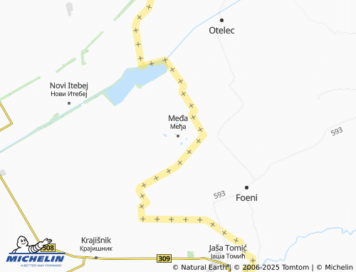 MICHELIN Međa map - ViaMichelin