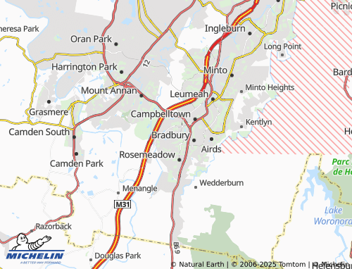 MICHELIN Englorie Park map - ViaMichelin