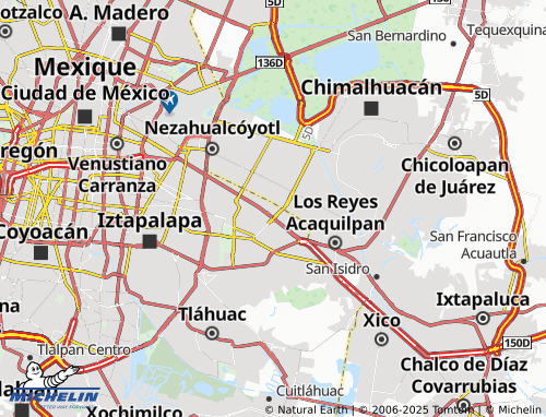 Mapa MICHELIN Zona Urbana Santa Martha Acatitla Norte - ViaMichelin