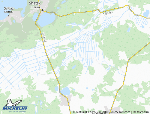 MICHELIN-Landkarte Pekhy - ViaMichelin