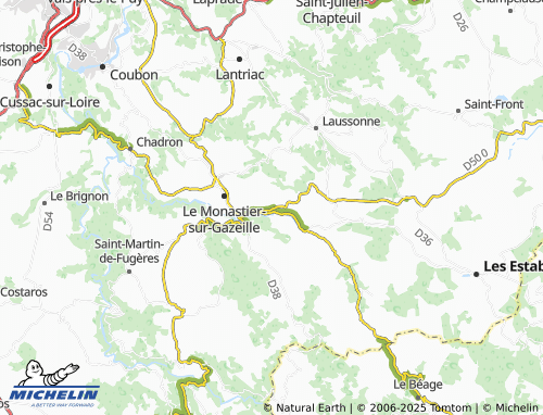 Mapa MICHELIN Meyzoux - ViaMichelin