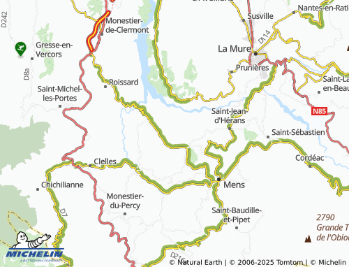 Carte MICHELIN Villard-Julien - ViaMichelin